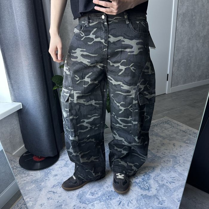 Baggy camo opium y2k pants real tree racer широкі камуфляж джинси камо