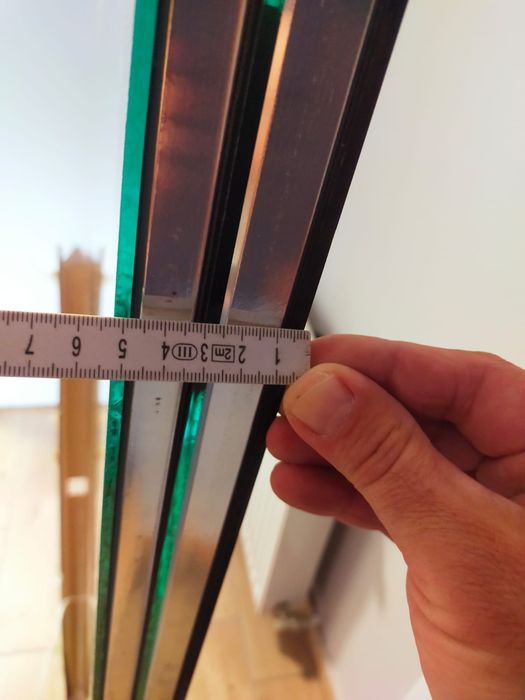 Witryna, naświetle, szyba, LED