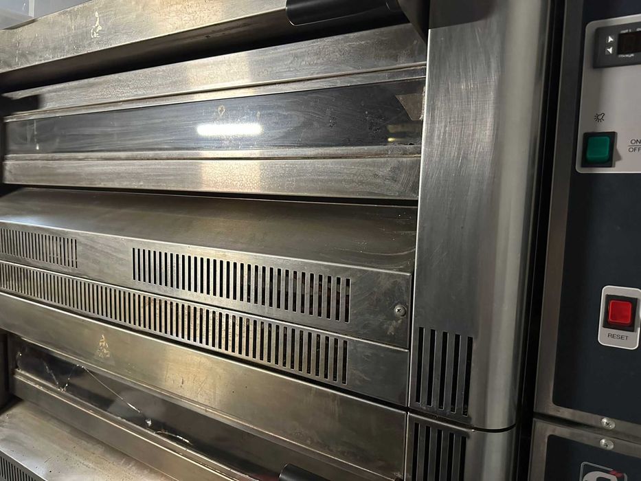 Profesjonalny Gazowy Piec do Pizzy Cuppone – 2 Komory 100x100 cm