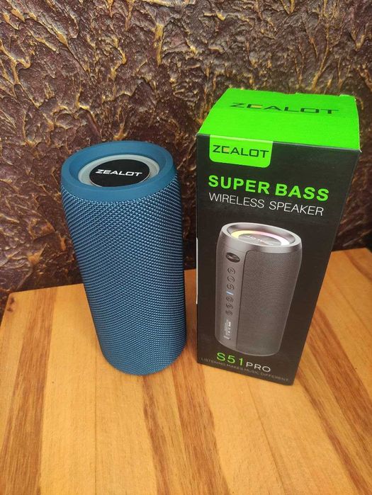 Портативна Bluetooth колонка ZEALOT S51 Pro