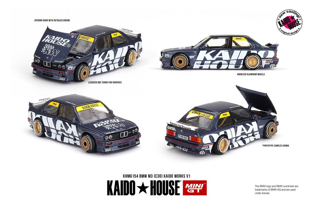Kaido House BMW M3 (E30) Kaido Works V1 Mini GT 1:64 Sandomierz