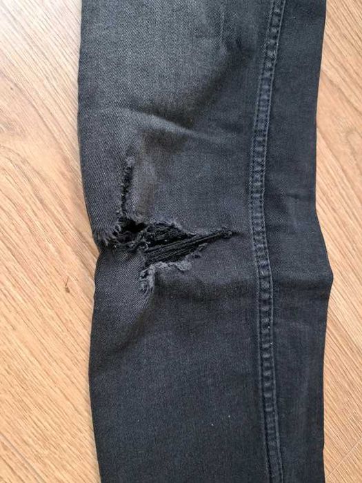 czarne jeansy fb sister • skinny low waist • r. 27
