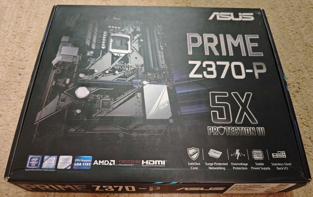Материнська плата Asus Prime Z370P 1151v2 DDR4