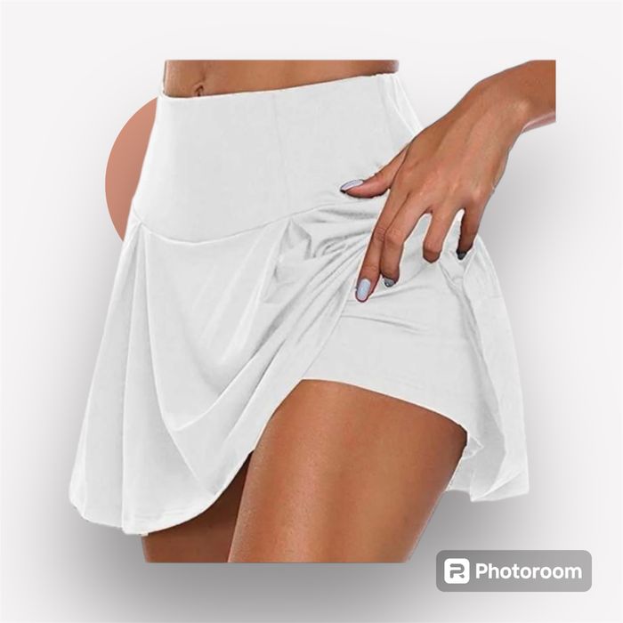 Spodenko-spódniczka/Biała/Rozmiar L