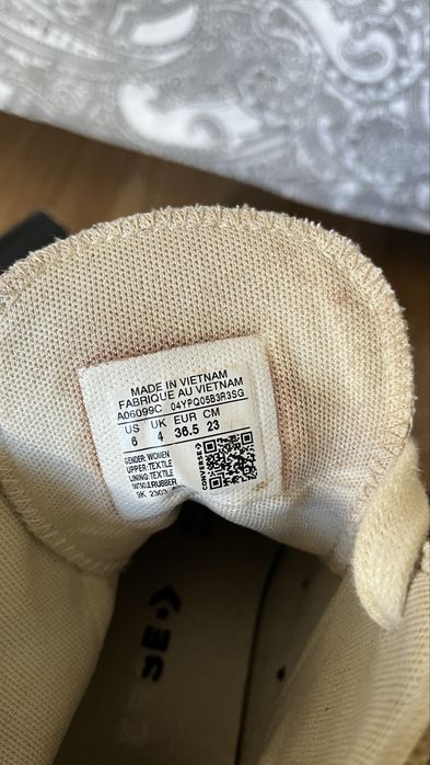 All Star Bota verde-tropa com pormenores