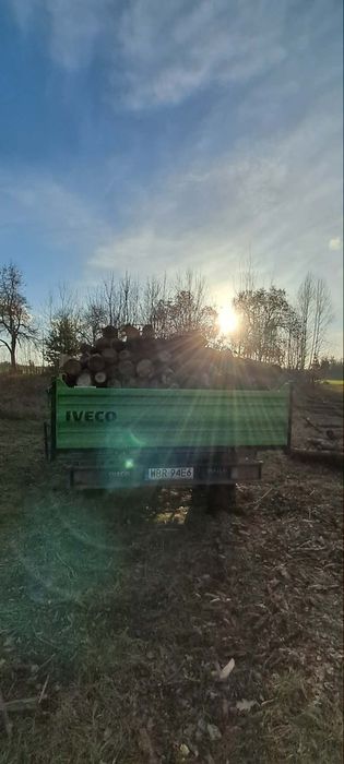 Drzewo opałowe sosna dąb brzoza olcha z transportem Stromiec Białobrze