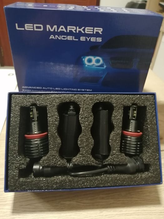 Lâmpadas angel eyes bmw led