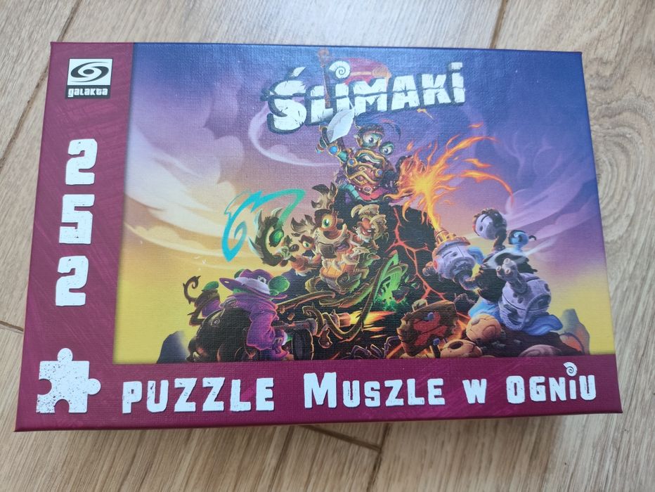 Puzzle Ślimaki - Muszle w ogniu (Galakta) 252 elementy