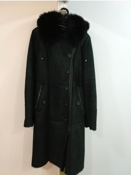 Натуральна дублянка з натуральним хутром