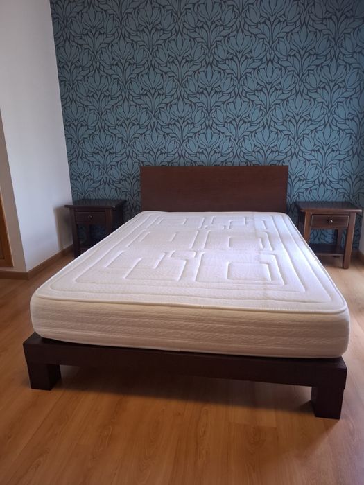 Cama casal madeira