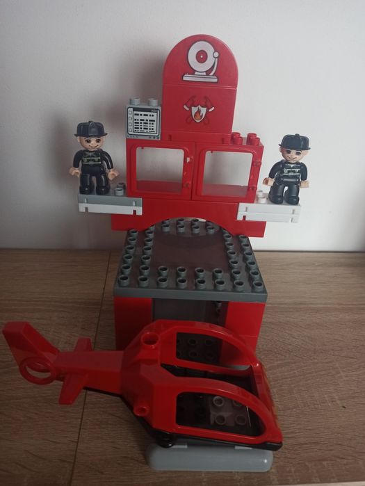 Klocki mega block helikopter straż pożarna