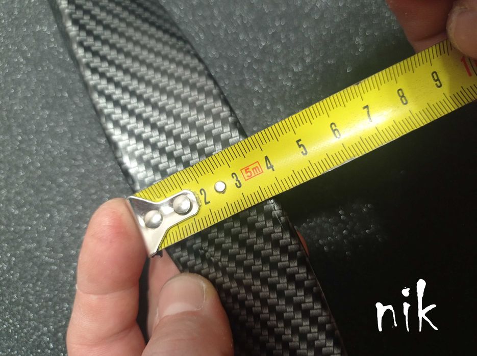 Гумові накладки на колісні арки, крила авто 1,5м універсальні