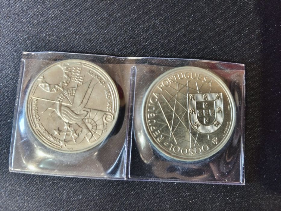 Icoins Collection  COMPLETA + Brincos e colar KINAS EURO 2004  + Escudos-Preço muito abaixo do mercado!