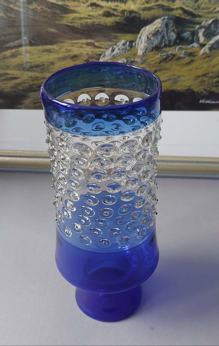 Empoli Glass szklany wazon. Włochy.
