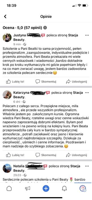 Szkolenia paznokci indywidualne i grupowe