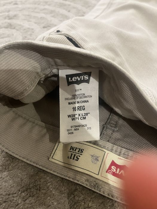 Jeansy Levi's 511 Slim Gris Clair