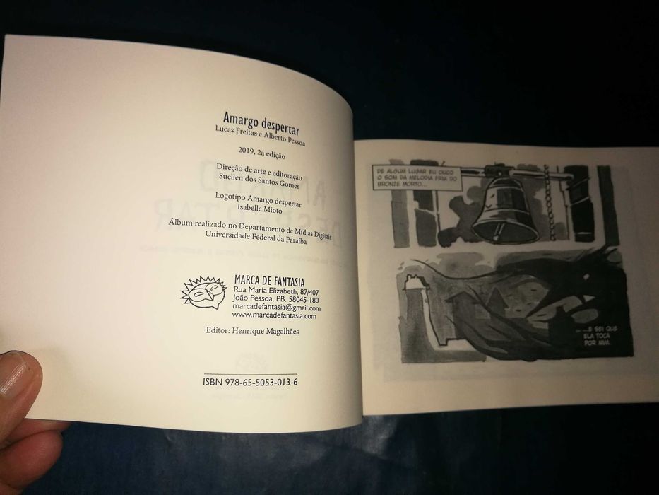 Amargo Despertar - Lucas Freiras e Alberto Pessoa (Banda desenhada)