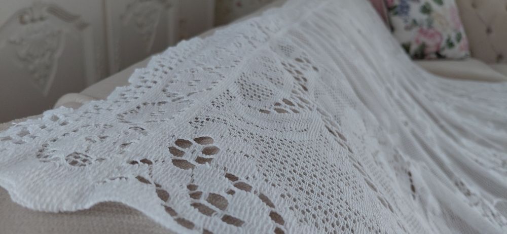 Koronkowe firanki 2 sztuki