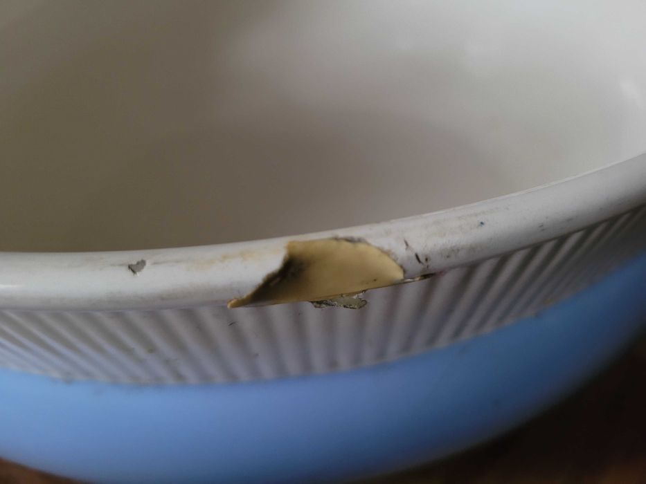 Dzban i misa, komplet ceramiczny, toaletowy - retro