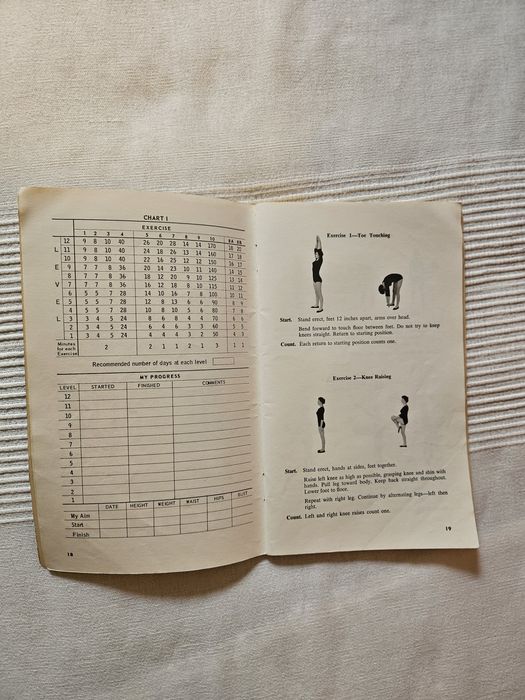 Livro de exercícios físicos