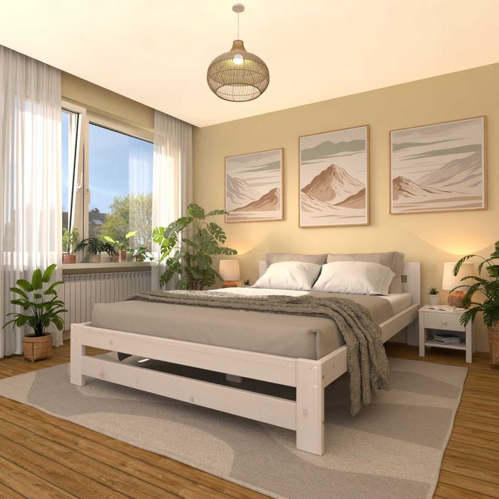 ŁÓŻKO DREWNIANE 120x200,140 160 180..+STELAŻ GRATIS Lite Drewno,hotelowe,Producent