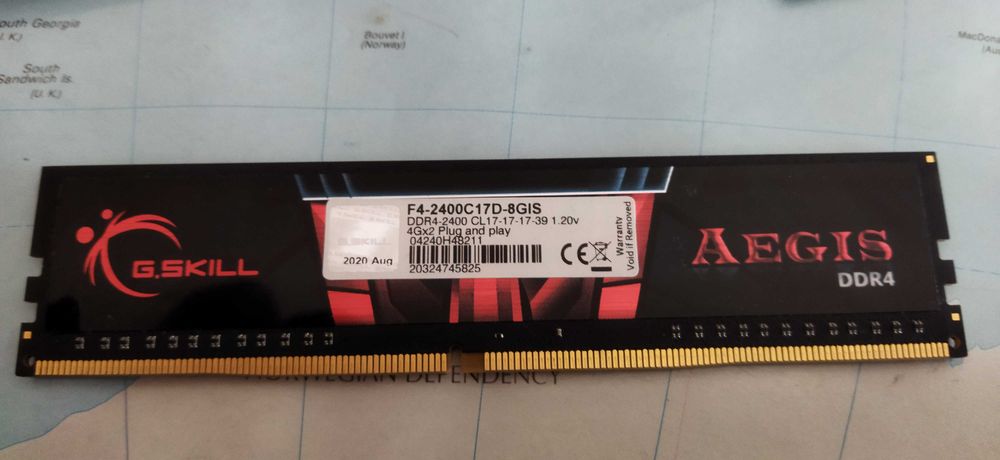 RAM G.SKILL Aegis 4 GB  DDR4-2400 CL17