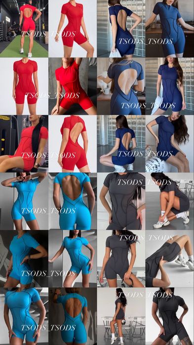 Жіночий комбінезон зі швами комбез з відкритою спиною з шортами хс - л