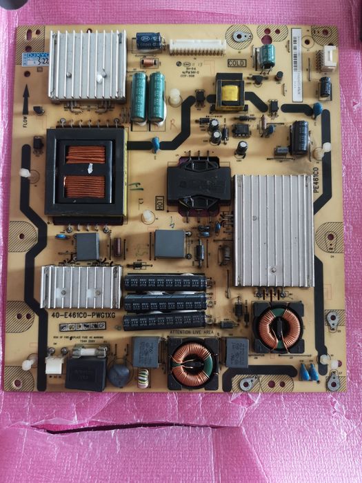 Placa de alimentação de TV LG modelo 40-E461C0-PWG1XG