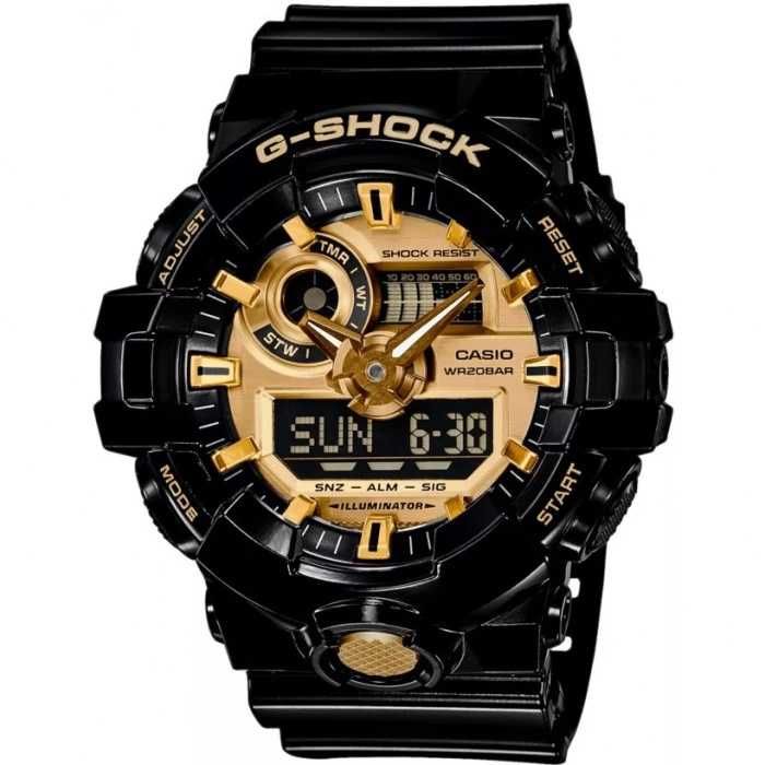 Zegarek G-SHOCK Casio GA-710GB-1AER BLACK AND GOLD Duży / Box Komplet