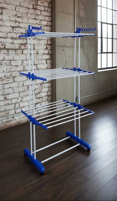 Сушарка для білизни, одягу для підлоги складна багатоярусна  сушка