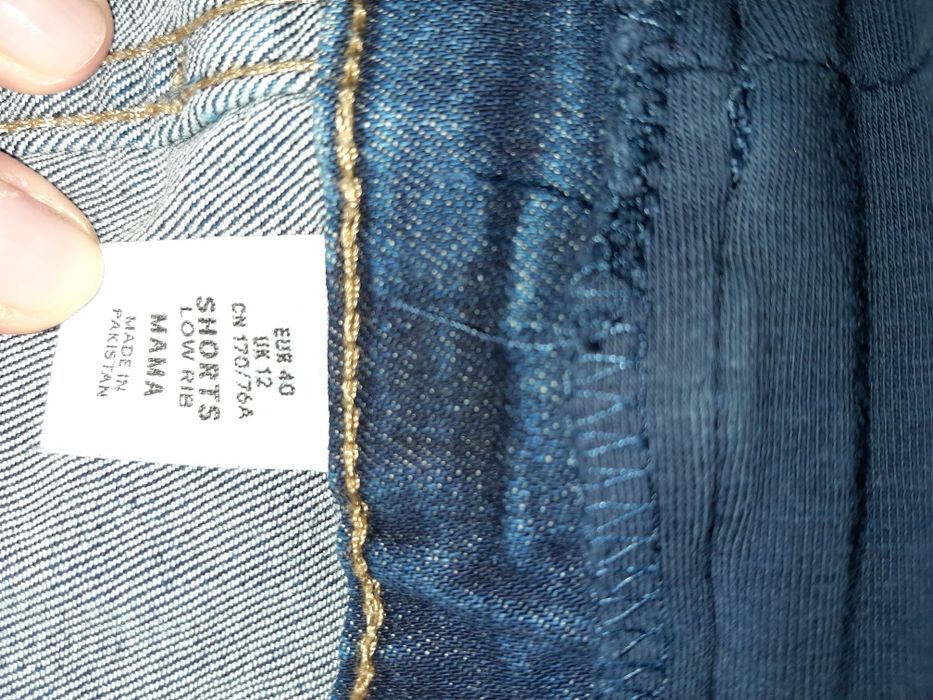 Modne szorty ciążowe H&M Mama r.40