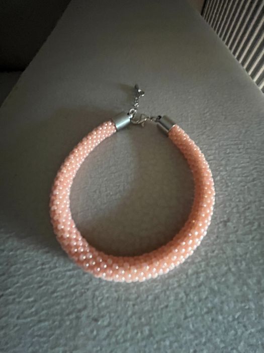 Bransoletka z koralików Toho Ceylon Peach Blush