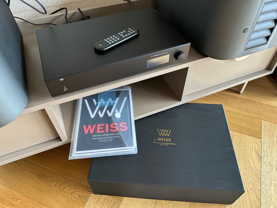Weiss DAC502-4ch mk2  – streamer / DAC / preamp – stan idealny, komplet, dystrybucja PL