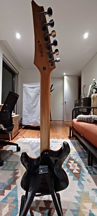 Guitarra Eletrica Ibanez SA260FM Amber + Guitarra Ibanez TCM50VBS