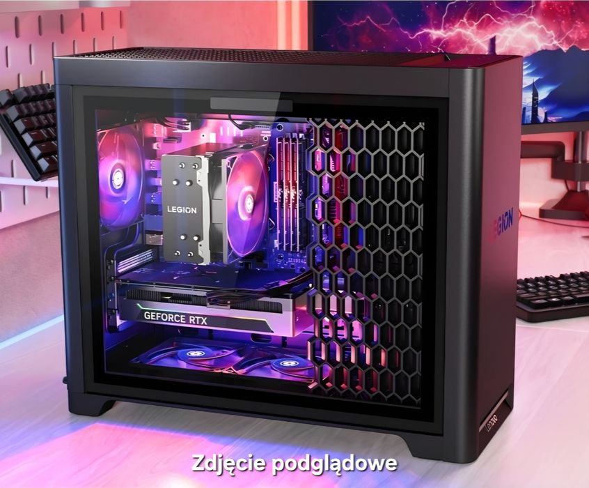 Komputer LENOVO / GeForce RTX 5060 / AMD Ryzen 5 7600 / 32GB RAM / 1TB SSD / Windows 11 Home