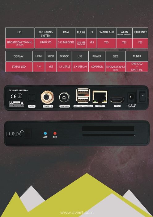Box enigma2 Qviart lunix CO