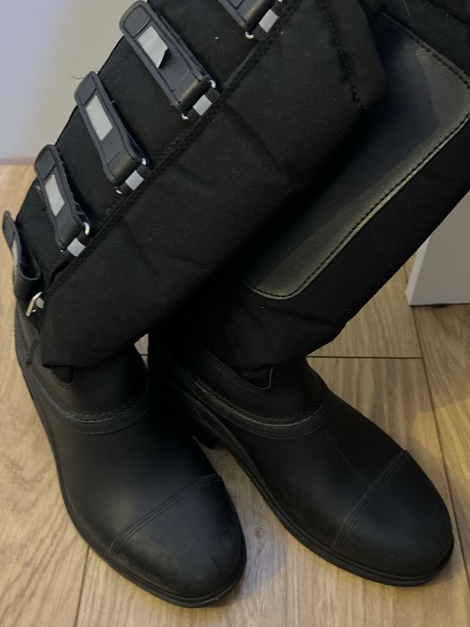 Buty do jazdy konnej ocieplane na zime, rozmiar 34
