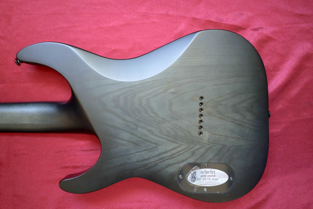Schecter KM7 2014 Trans white
