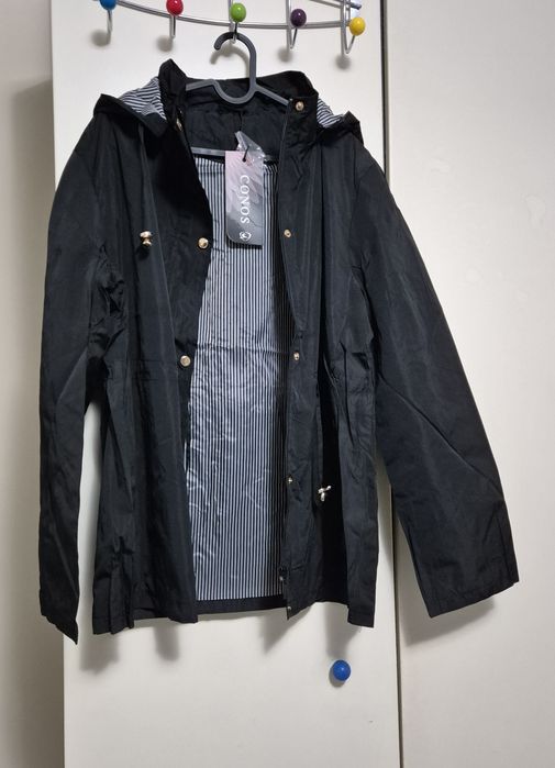 Parka preta nova 2XL