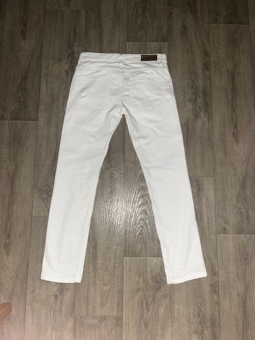 white slim fit jeans S-M