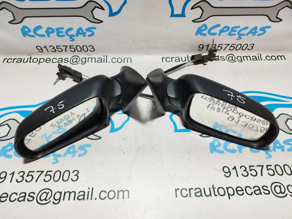 ESPELHO RETROVISOR ESQUERDO DIREITO SKODA FABIA I 1 MK1 6Y1857501CA
