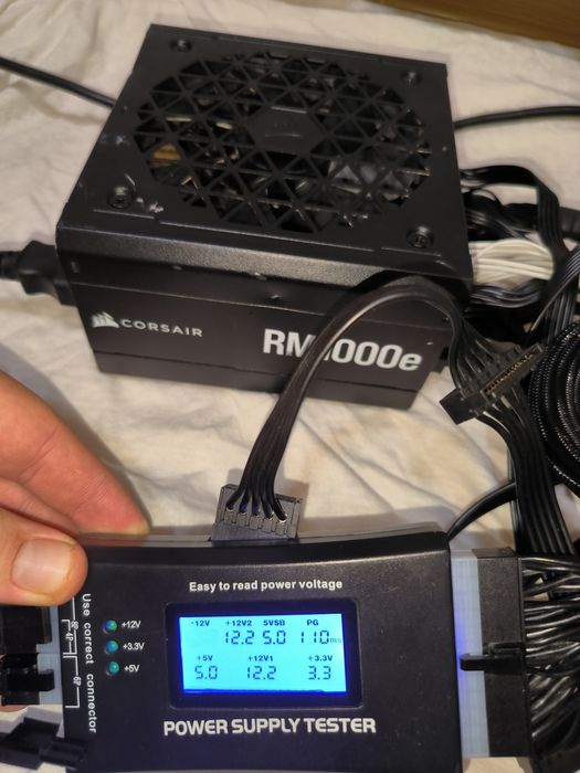 Corsair RM1000e ATX 1000W 23 рік 3.1 ATX 80 PLUS Gold Fully Modular  rtx gtx mx rx gaming OC. GT