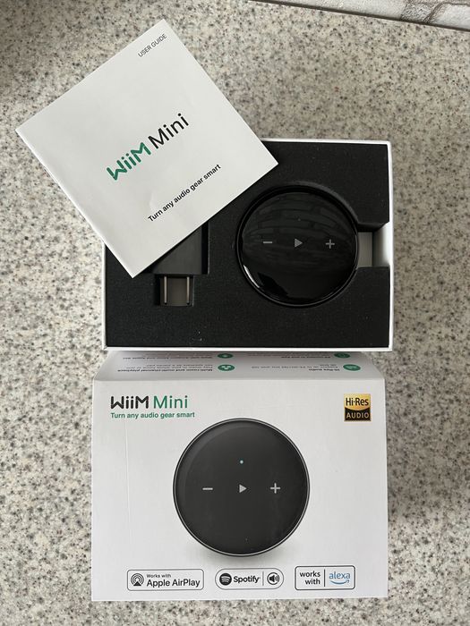 WiiM MINI стример 2.4G+5G TuneIn, Deezer, Tidal, Airplay2, Bluetooth