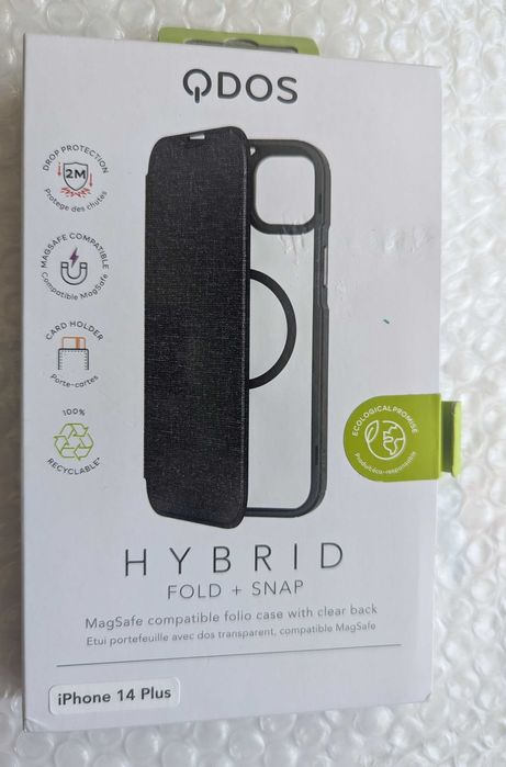 шикарний Premium Qdos iPhone 14 15 Plus з MagSafe Fold + Snap