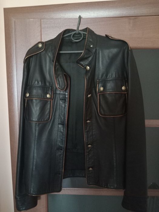 Кожаная итальянская куртка