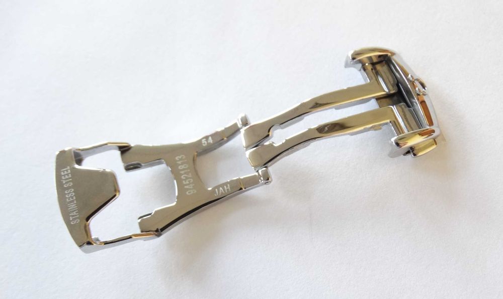 Klamra motylkowa 18mm do zegarka Omega do paska zapięcie motylkowe