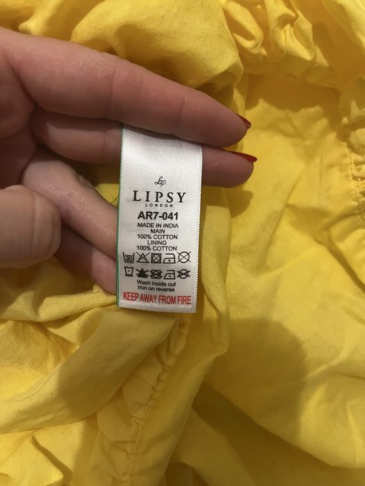 Сукня жовта lipsy
