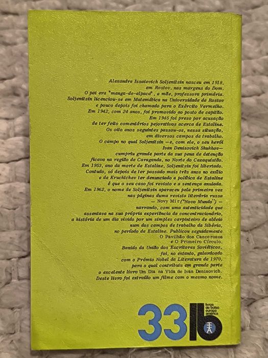 Um dia na vida de Ivan Deníssovitch
de Aleksandr Soljenítsin
