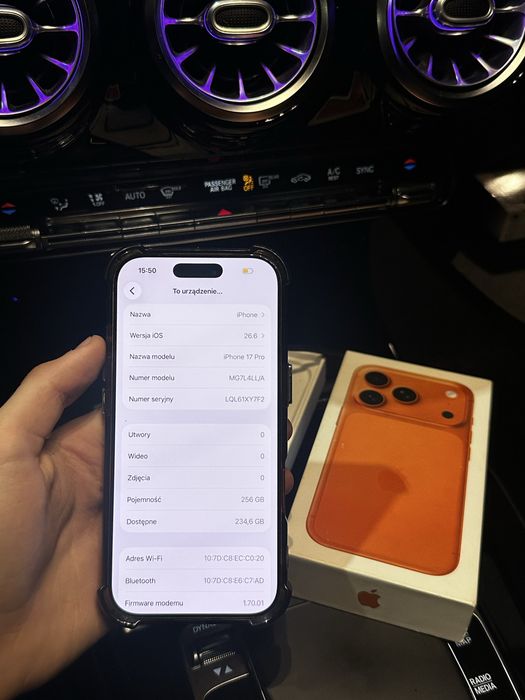 IPhone 17 PRO 100% bateria