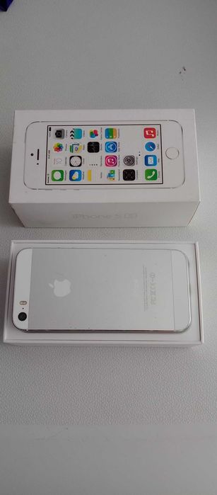 IPhone 5 32GB Prateado - Com Caixa - Partido - Para Peças